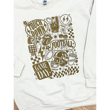 Football Collage Graphic Pullover C.O.C.