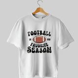 Football Is My Favorite Season Unisex T-Shirt, Football Unisex T-Shirt. Classic Collar