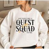 Fourth Wing Quest Squad Shirt, Dragon Rider Shirt, Basgiath War College Shirt, Unisex Sweater Pullover Tee