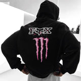 Fox Racing Monster Energy Pink Hoodie, Unisex, Menswear, Street Racing men Shirt, Car Hoodie, Motocross Gift graphic hoodies