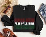 Free Palestine Sweatshirt, Palestine Flag Hoodie, Human Civil Rights Sweater, Unisex Equality Sweatshirt, Save Gaza Hoodie, Stand With Palestine, Palestinian Sweatshirt.