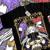 Frieren T-Shirt Beyond Journey's End Fern Stark Sleeve Unisex Shirt All Size