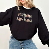 From Fur Mama to Baby Mama Sweatshirt, Baby Mama Sweatshirt, Baby Announcement Crewneck, Pregnancy Announcement, Dog Mom to Baby Mom