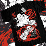 Fullmetal Alchemist T-Shirt S-4XL Brotherhood Alphonse Elric Black Shirt Tee Tshirt S-4XL