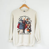 Funny Anime Halloween Sweatshirt, Howls Moving Castle, Howl And Sophie, Calciferstyle{n002}2