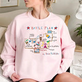 Funny Battle Plan Map Shirt, Home A-lone Sweatshirt, 90s Christmas Movie Sweater, Funny Christmas Sweatshirt, Christmas Gift