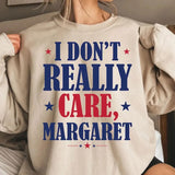 Funny I Don't Really Care Margaret PNG , Vintage I Don't Really Care Margaret Svg, Funny digital download, Funny Minimalist JD Vance