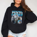 Funny Pesto The Baby Penguin Famous Bird Meme Hoodie Casual Street Style Fleece Pullover Hooded Sweatshirt Tops Trendy For Women For Men, Perfect Gift