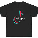 Funny Tiktok Refugee T-Shirt, Tiktok Drama Shirt, Trending 2025 Shirt Funny