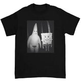 Funny Vampire and Sponge Creepy Woods T-Shirt Featuring Vintage Twilight Meme Design