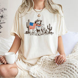 G0lden Retriever 4th Of July Shirt, Western 4th Of July Shirt, American Flag Shirt, Dog Lover Gift, Independence Day Gift, Patriotic Shirt, Unisex T-Shirt, Gifts For Men Women, Short Sleeve Tee Shirt, Gifts For Birthday Fathers Day