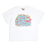 GALLERY DEPT ATK GRAFFITI TEE American Retro Art Colorful Graffiti Co branded English Printed Short sleeved T-shirt