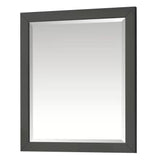 32-in x 28-in, Bathroom, Wall Mirror, Grey, Solid Wood, Frame