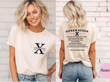 Gen X Shirt, Generation X Shirt, Raised on Hose Water and Neglect Nostalgia Shirt, 1980 Birthday Gift