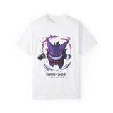 Gengar Gym Tee, Power-Up Pokemon Shirt, Pokemon Graphic Tee, Unisex T-Shirt, Vintage Graphic Tee Anime, Gift Pokemon Fans Cotton Menswear Top