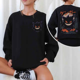 Gengar Sweatshirt, Anime Sweatshirt, Film Nerd Gaming Shirt, Japanese Sweatshirt