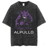Gengar Vintage Tee, Pokemon Graphic Tee, Alpulllo T-Shirt, Anime Shirt, Gym Shirt, Gift For Pokemon Fans, Menswear Womenswear Streetwear