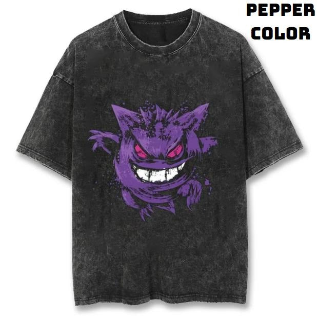 Ghastly Gengar Vintage Tee, Gengar Shirt, Pokemon Shirt, Pokemon Merch, Pokemon Gengar Shirt, Ghostly Gengar, Funny Halloween Shirt, Anime Manga Shirt, Graphic Tee Shirt, Unisex T-Shirt, Gift For Fan Pokemon, Halloween Gifts Top Menswear