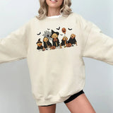 Ghost Dog Halloween Sweatshirt, Dogs Witch Halloween Sweatshirt, Halloween Dog Sweater, Dog Lover Shirt, Ghost Dog Shirt, Ghost Shirt, Dog Pumpkin Halloween Shirt, Fall Halloween Gift Shirt