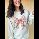 Gingerbread Bow Graphic Top