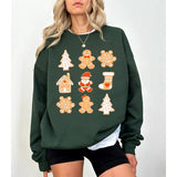 Gingerbread Christmas Sweatshirt, Cute Christmas Shirt, Gingerbread Man Sweater, Women Holiday Shirt, Winter Tee, Baker Christmas Gift Shirt, Winter Christmas Sweater