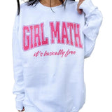 Girl Math Graphic Top