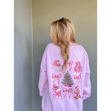 Girly Christmas Graphic Top