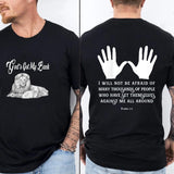 God's Got My Back Tee Pure Cotton Casual Style Crew Neck Short Sleeve T-Shirt Tops Trendy for Women for Men