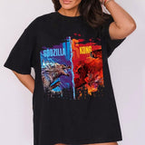 Godzilla Versus Kong T-Shirt, Godzilla X Kong The New Empire 2024 T-Shirt, Godzilla X Kong T-Shirt, Godzilla Movie T-Shirt,Godzilla Movie 2024 T-Shirt, Gifts graphic