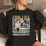 Golden Girls Thug Life Sweatshirt, The Golden Girls Fan Shirt, 80s TV Sitcom, Golden Girls Lover Gift Sweater, Full Sizes, Full Colors, Unisex T-shirt for Men and Women, Classic Menswear, Womenswear Comfort Top Printed