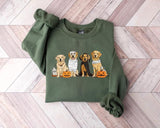 Golden Retriever Ghost Dogs sweatshirt, Halloween Sweatshirt, Halloween Sweater, Ghost Dog Shirt, Halloween Dog Sweatshirt