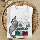 Golfo de Mexico Mandela unisex t-shirt, Gulf of Mexico tshirts, mexican pride gift, gulf beaches, gulf coast, mandela art tee
