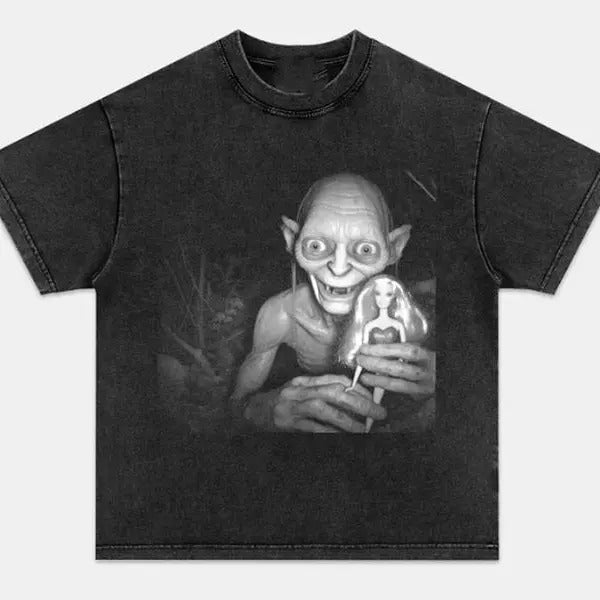 Gollum T-shirt, The Lord of the Rings T-shirt, Movie Shirt, Funny Halloween Shirt, Gift For Men Women, Breathable Soft Cotton, Casual Round Neck, Regular Fit, All-Season, Perfect for Outdoor & Daily Fashion