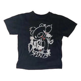 Gothic Emo Girl Top Baby Tee, Y2k Top Women Streetwear, Scene Clothing 2000s, Women Fitted T-Shirt