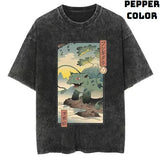 Grass Monster Ukiyo-e T-Shirt Pokemon Vintage Tee, Grass Monster Shirt, Pokemon Shirt, Vintage Pokemon Anime T-shirt, Anime Manga Shirt, Funny Shirt, Vintage Graphic Tee, Unisex T-Shirt, Gift For Fan Pokemon, Crewneck Short Sleeve Shirt Top Menswear