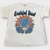 Grateful Dead  1989 Summer Tour Retro Graphic T-Shirt Adult Size X-Large Cotton Menswear Top Decoration