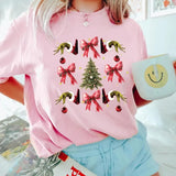 Grinchy Coquette, Christmas Coquette Bow, Retro Grinch Christmas Shirt, Funny Christmas Shirt, Santa Hat