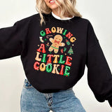Growing a Little Cookie Pregnancy Announcement Sweatshirt, Christmas Pregnancy Announcement Sweatshirt, Maternity Christmas Shirt, Christmas Cookie Tee, Funny Baby Reveal, New Mom Gift for Christmas