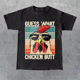 Guess What Chicken Butt Shirt, Funny Chicken Meme T-Shirt, Unisex Shirt, Gift For Women, Gift For Men, Shirt For Women, Shirt For Men, shirt summer see, shirt hot tiktok trend 2024 2
