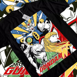 Gundam Wing T-Shirt Japanese Anime Tshirt Manga Shirt Graphic Art All Size