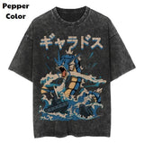 Gyarados Attack Vintage Tee, Gyarados T-Shirt, Pokemon Graphic Tees, Pokemon Shirt, Unisex Anime Shirt, Menswear Womenswear Streetwear