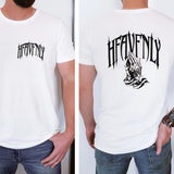 HEAVENLY Graphic Tee Pure Cotton Casual Street Style Crew Neck Short Sleeve T-Shirt Tops Trendy For Women For Men, Perfect Gift