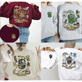 HP Fans Hogwarts House Sweatshirt, HP Houses Sweatshirt, Wizard House Womenswear