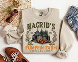 Hagrid's Pumpkin Patch Sweatshirt, Fall Sweatshirt, Hagdrid's Pumpkin Farm Shirt,Halloween Tee,Spooky Season,Pumpkin Thanksgiving Sweatshirt