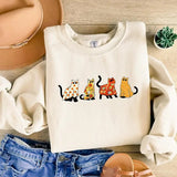 Halloween Cat Shirt, Cat Lover Shirt, Halloween Sweatshirt, Gift for Cat Lover, Cat Lovers Sweatshirt, Halloween Shirt