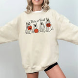 Halloween Ghost Dog Sweatshirt, Retro Halloween Ghost Hoodie, Pumpkin Ghosts Sweatshirt, Spooky Ghost Hoodie, Bogey Dog Sweatshir