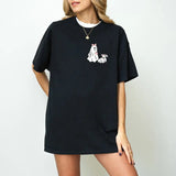 Halloween Pink Ghost T-shirt, Ghost Walking Dog Sweatshirt, Womens Halloween Sweater, Viral Ghost Walking Dog Shirt