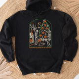 Halloween Tis the Season to be Creepy Hoodie, Dead Inside Sweatshirt, Skeleton Sweatshirt, Funny Spooky Sweater, Halloween Gift