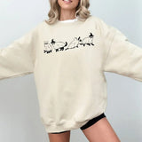 Halloween cat Sweatshirt, Halloween Sweater, Halloween Cat Shirt, Cat Lover Shirt, Black Cat Shirt, Spooky Season