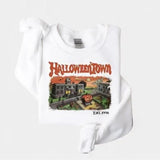 Halloweentown Est 1998 Sweatshirt, Halloweentown University, Retro Halloweentown Sweatshirt, Sarcastic Graphic Sweatshirt, Unisex Classic Cotton , For Men, For Women Menswear Embroidered